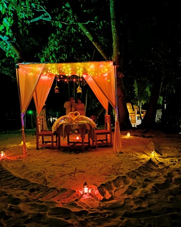 Candlelight Dinner in Andaman Island