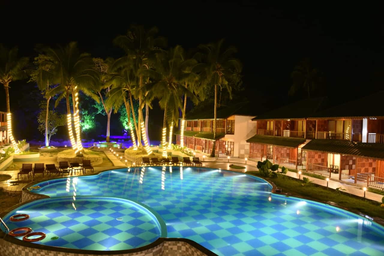 a luxurious resort in neil island